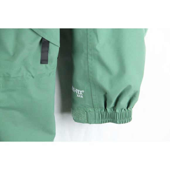 EMS Eastern Mountain Sports Jacket Womens XS Green Hoodie Rain Vented - Picture 3 of 10